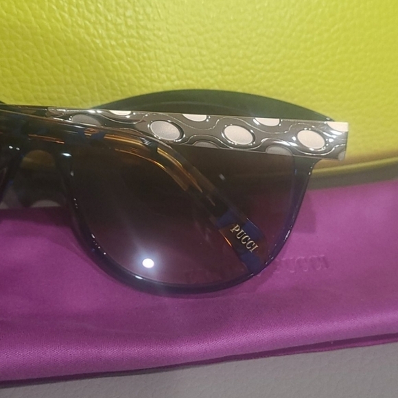 New Women's Emilio Pucci  Sunglasses  Case & case - Picture 4 of 6